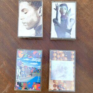 Prince Music Cassettes Albums Lot of 4